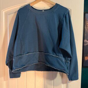 FP Movement by Free People “Where The Wind Blows” Sweatshirt – Blue (Size L)